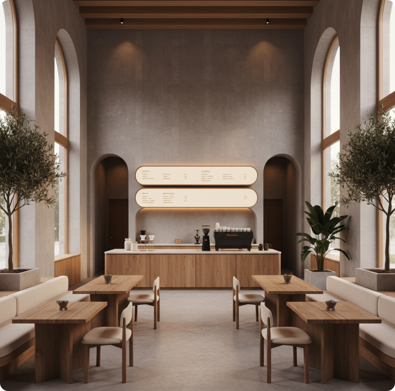 Caf&eacute;s & Food Courts